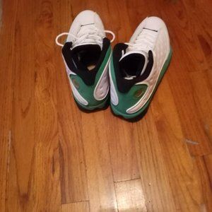Air Jordan 13 green and white